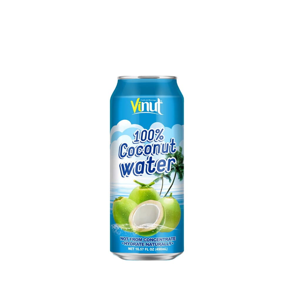 VINUT 100% kokosriekstu ūdens, bundžā, 16.57 fl oz 490 mL