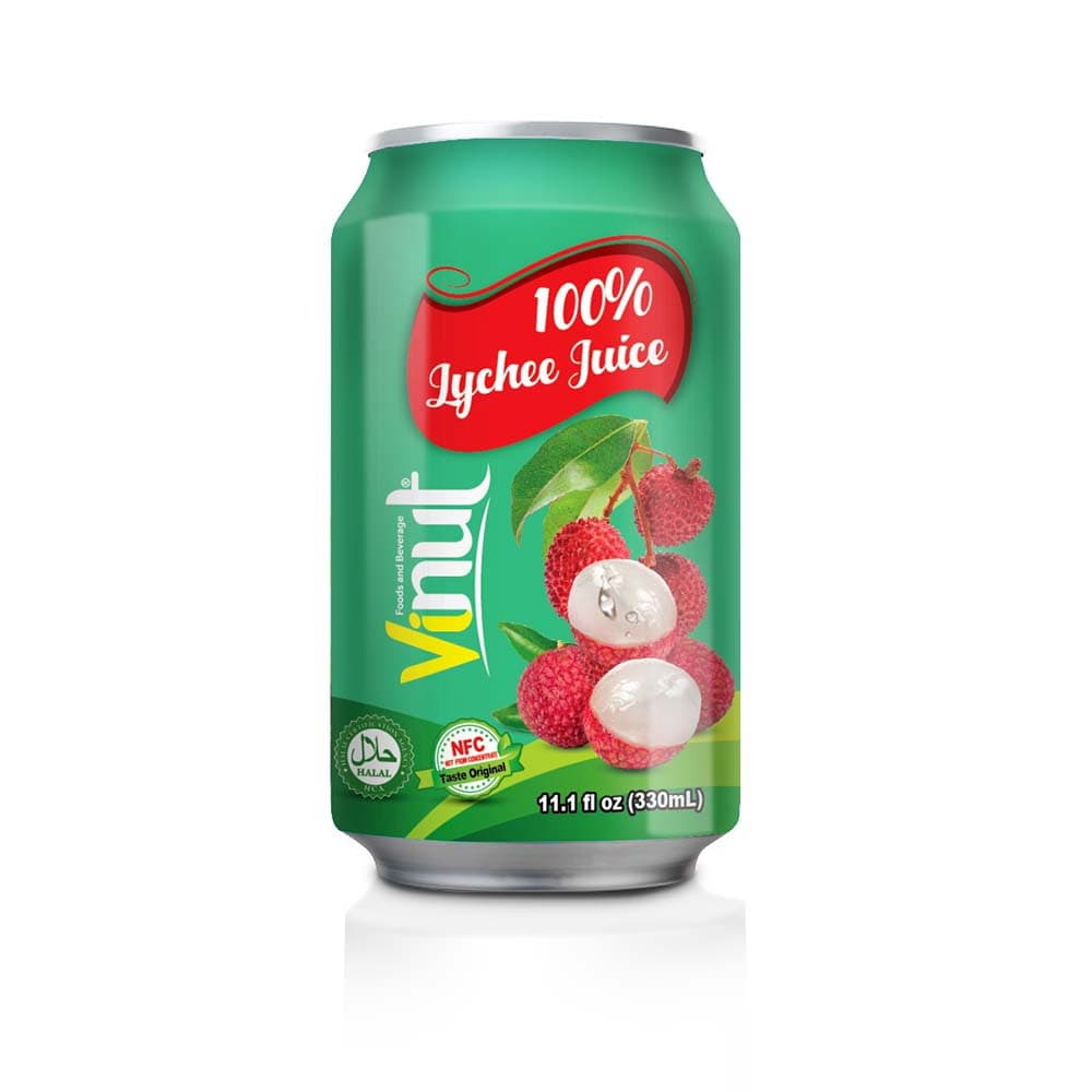 VINUT 100% ličī sula, 11.1 fl oz (330 mL) skārdenē