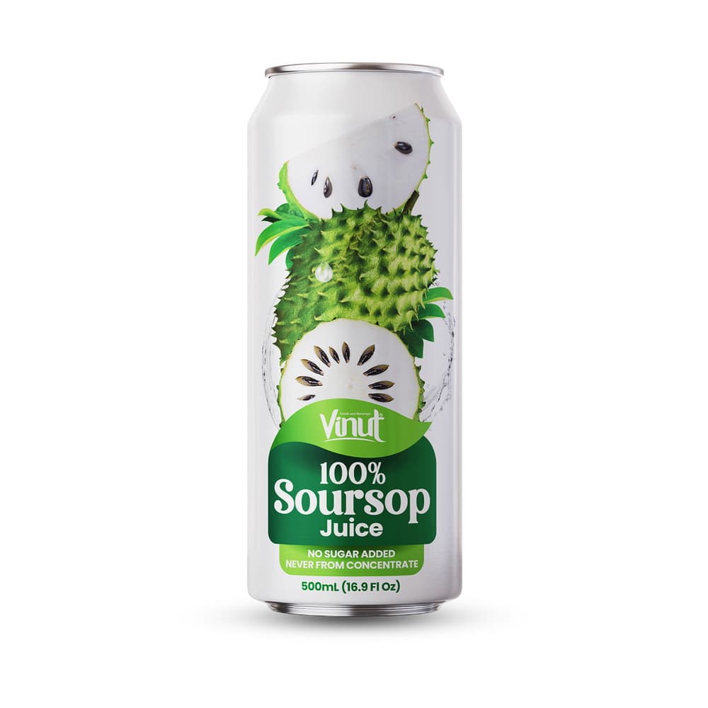 VINUT 100% anonas sula, bez pievienota cukura, nav no koncentrāta, 16.9 fl oz 500 mL