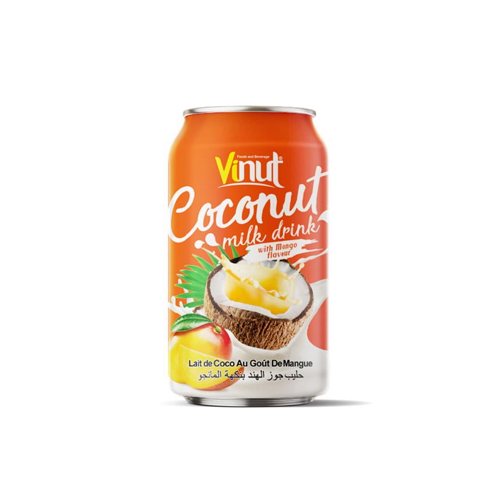 VINUT Kokosriekstu piena dzēriens ar mango garšu, 330 mL