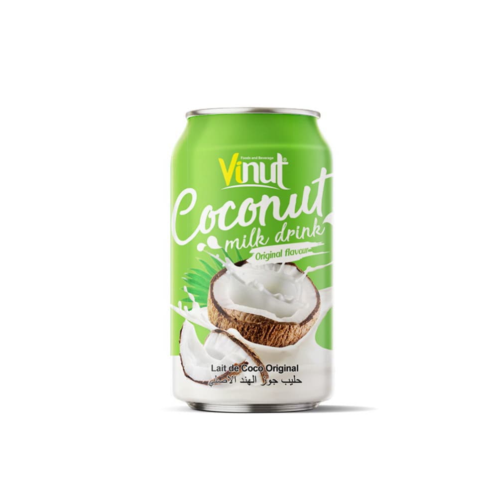VINUT Kokosriekstu piena dzēriens, oriģinālā garša, 330 mL skārdene