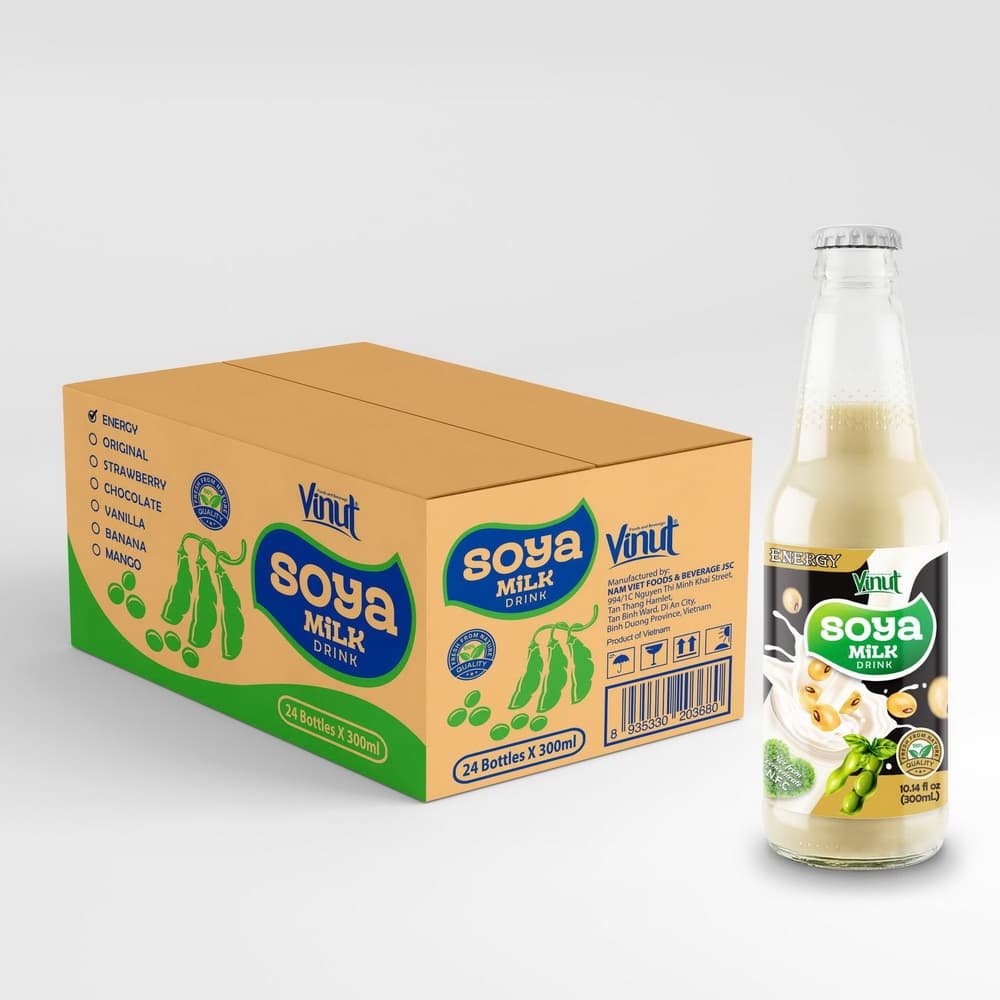 VINUT Sojas piena dzēriens Energy, 10.14 fl oz (300 mL)